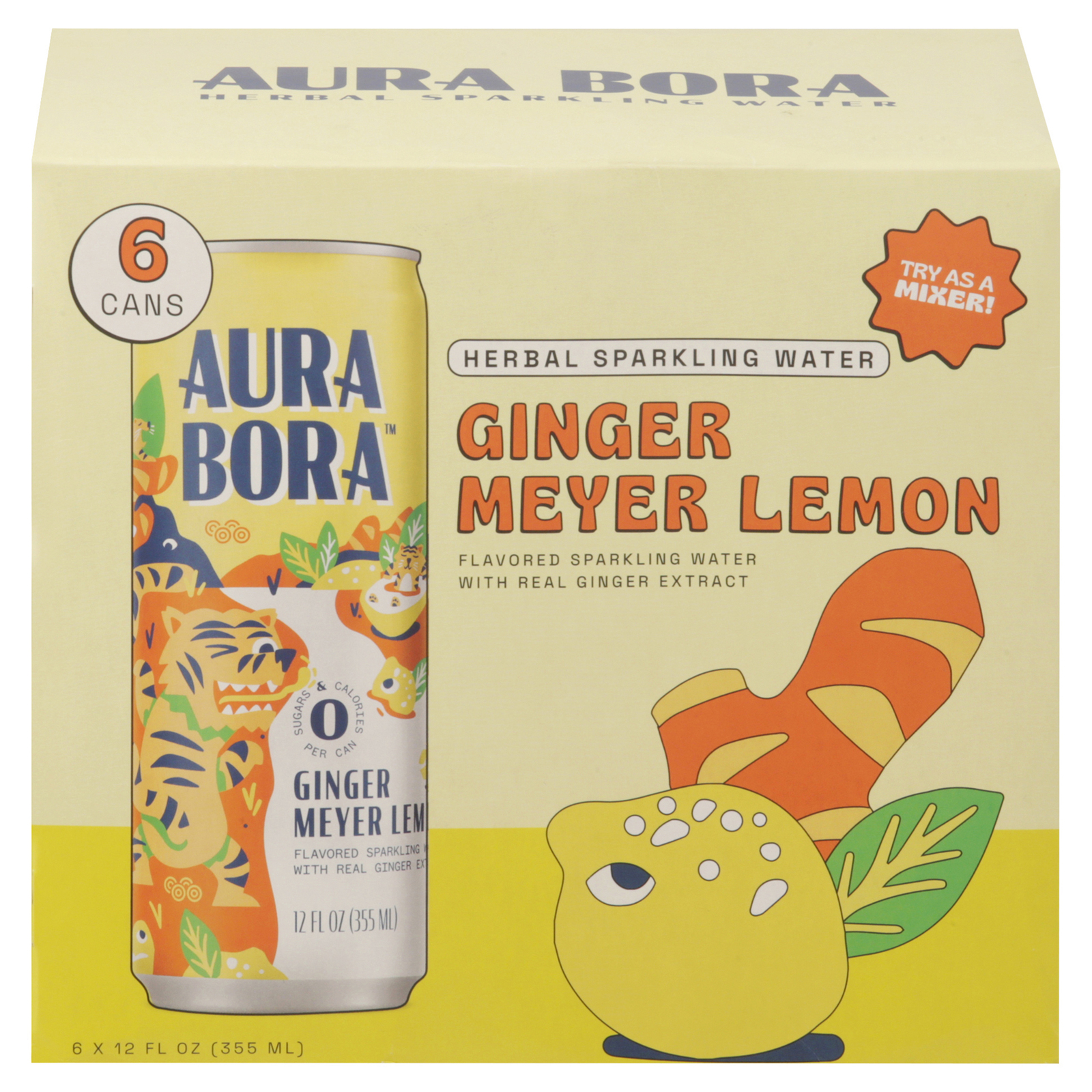 Aura Bora - Spk Wtr Ginger Meyer Lem - Cs Of 4-6-12 Fz