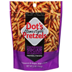 Dot's Pretzels - Pretzel Sugar Cinnamon - Cs Of 10-5 Oz