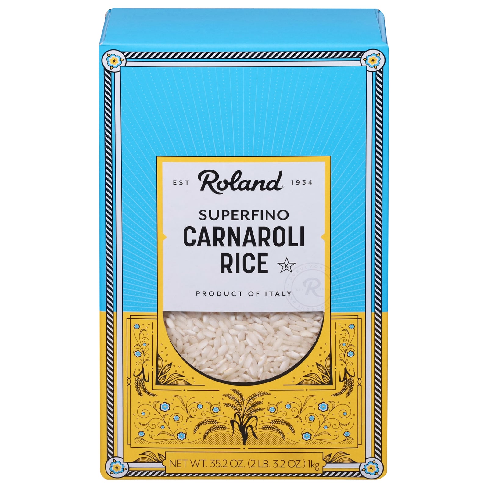 Roland Products - Rice Superfino Carnaroli - Cs Of 10-35.2 Oz