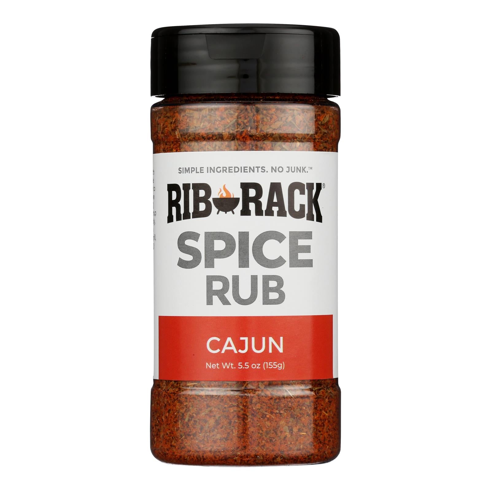 Rib Rackcajun Spice Rub - Case Of 6 - 5.5 Oz