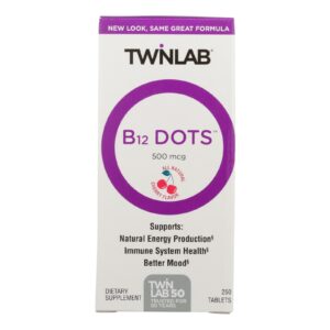 Twinlab B-12 Sublingual Dots - 500 Mcg - 250 Tablets