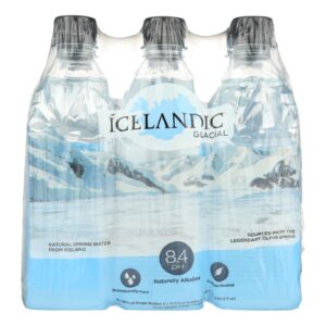 Icelandic Glacial - Water Natural Spring - Case Of 4 - 6-16.9fz