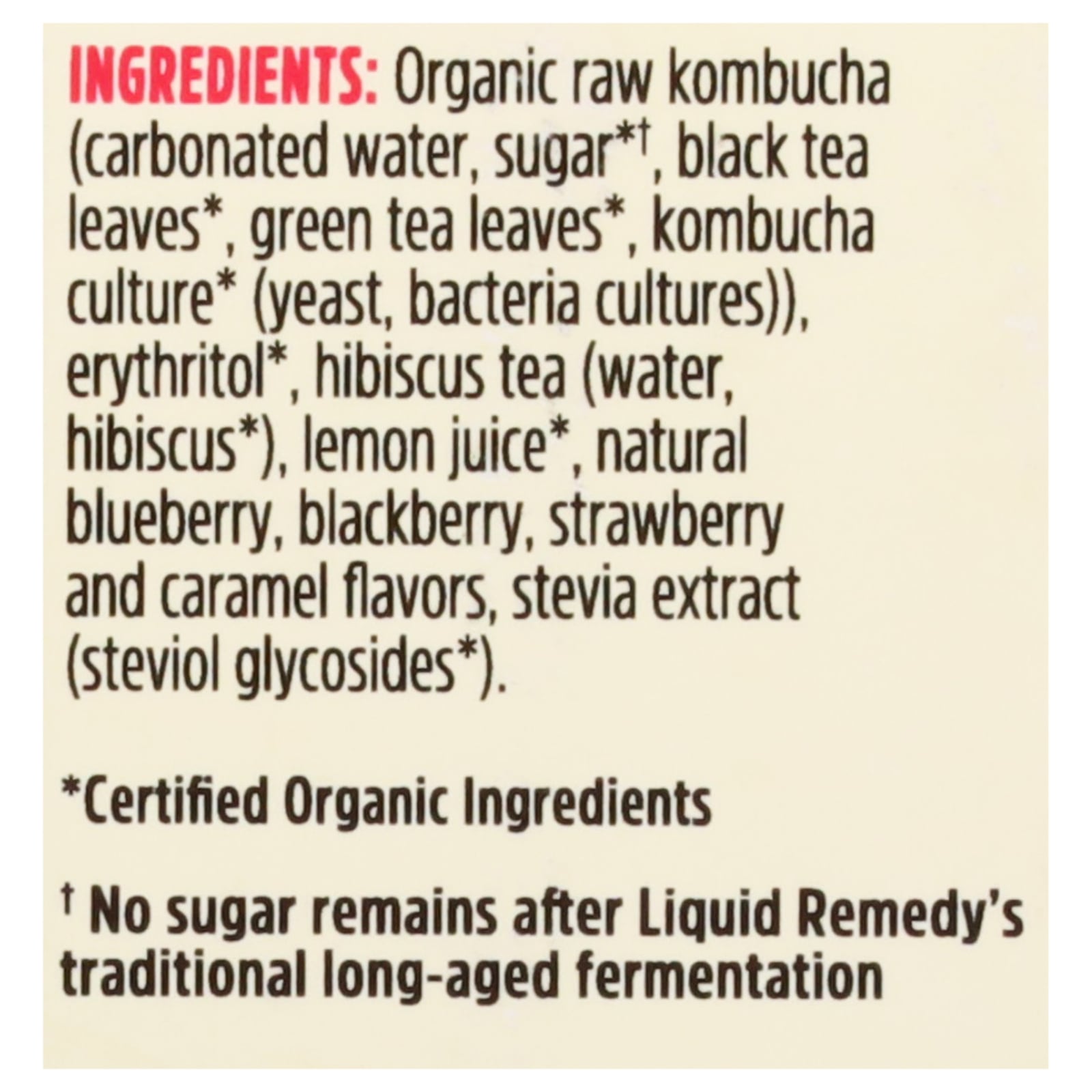 Remedy - Kmbcha Og2 Mixed Berry - Cs Of 6-4-12 Fz - Image 2
