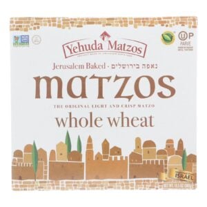 Yehuda - Matzo Thins Daily Whole Wheat - Case Of 12 - 10.5 Oz