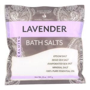 Soothing Touch Bath Salts - Lavender - Case Of 6 - 8 Oz