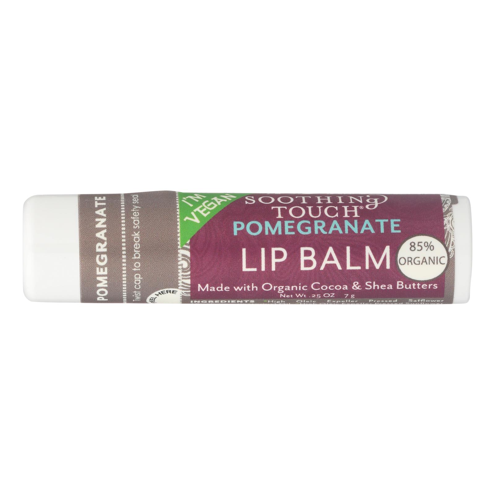 Soothing Touch Pomegranate Lip Balm - Case Of 12 - .25 Oz