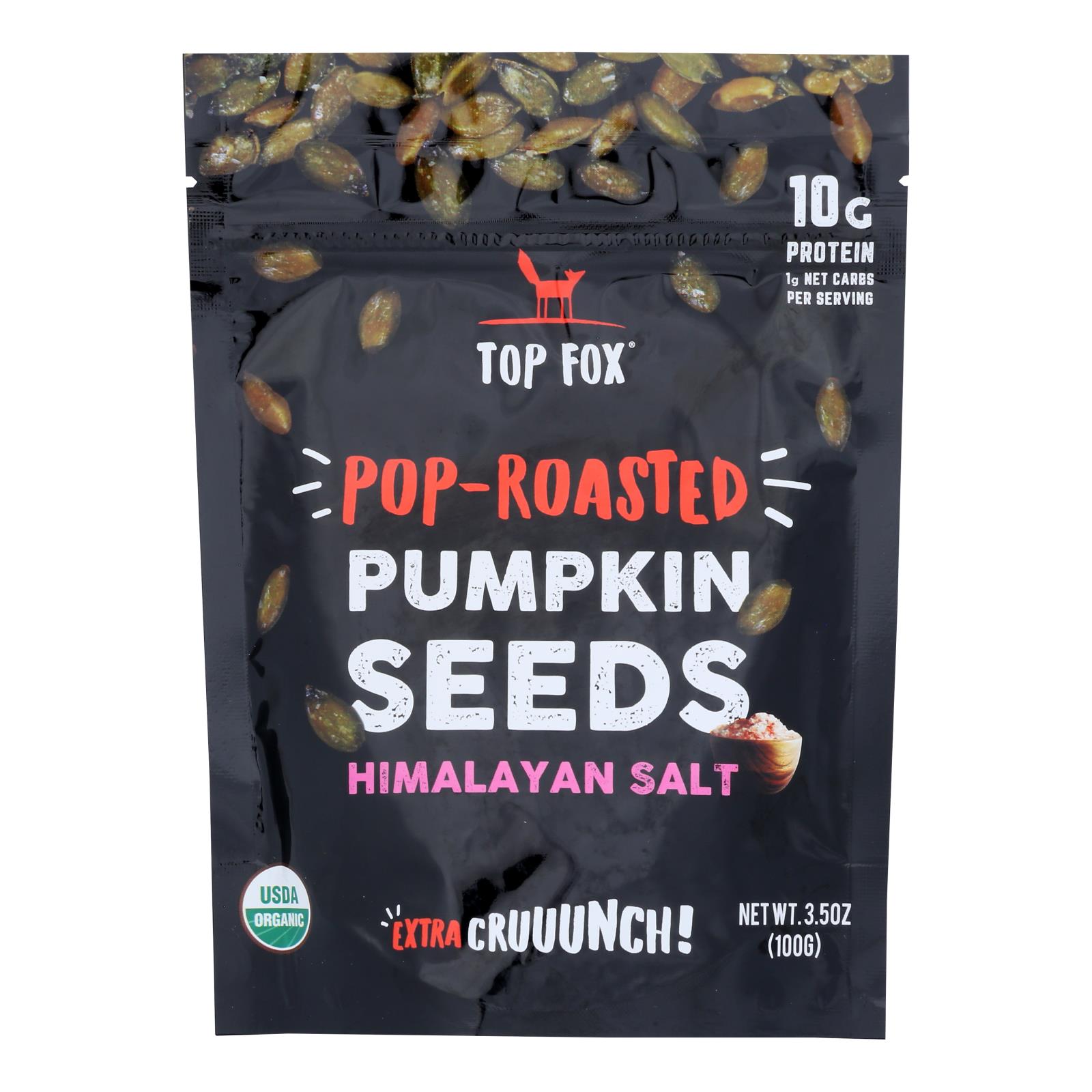 Top Fox - Pumpkin Seed Hmlyn Salt Rs - Case Of 6-3.5 Oz