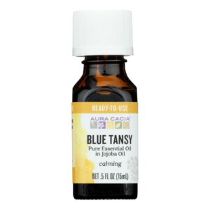 Aura Cacia - Ess Oil Blue Tansy Jojoba - 1 Each - .5 Fz