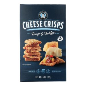John Wm Macy's - Cheesecrisp Ched & Asiago - Cs Of 6-4.5 Oz