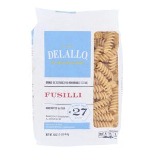 Delallo - Pasta Fusilli #27 - Cs Of 8-16 Oz
