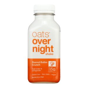 Oats Over Night - Shk Ovrnt Oat Pbtr Crunch - Cs Of 10-2.3 Oz