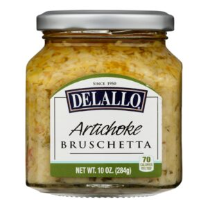 Delallo - Artichoke Bruschetta - Case Of 6 - 10 Oz.
