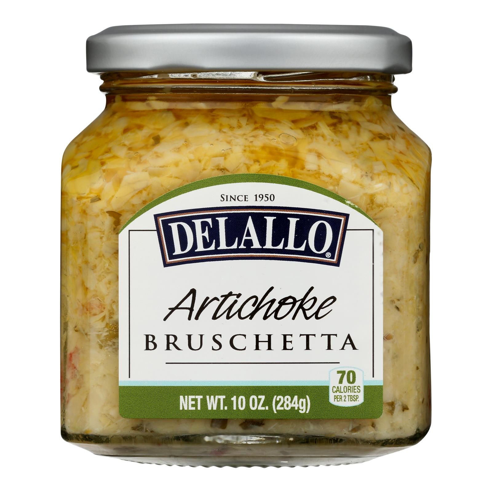 Delallo - Artichoke Bruschetta - Case Of 6 - 10 Oz.
