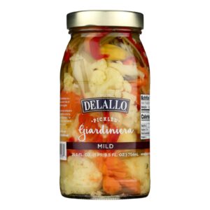 Delallo Giardiniera - Case Of 6 - 25.5 Oz