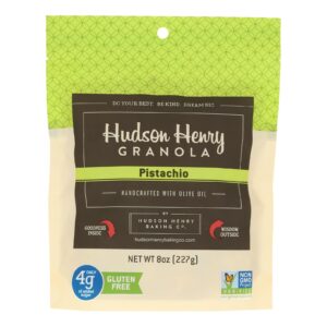 Hudson Henry Granola - Granola Pistachio - Cs Of 6-8 Oz