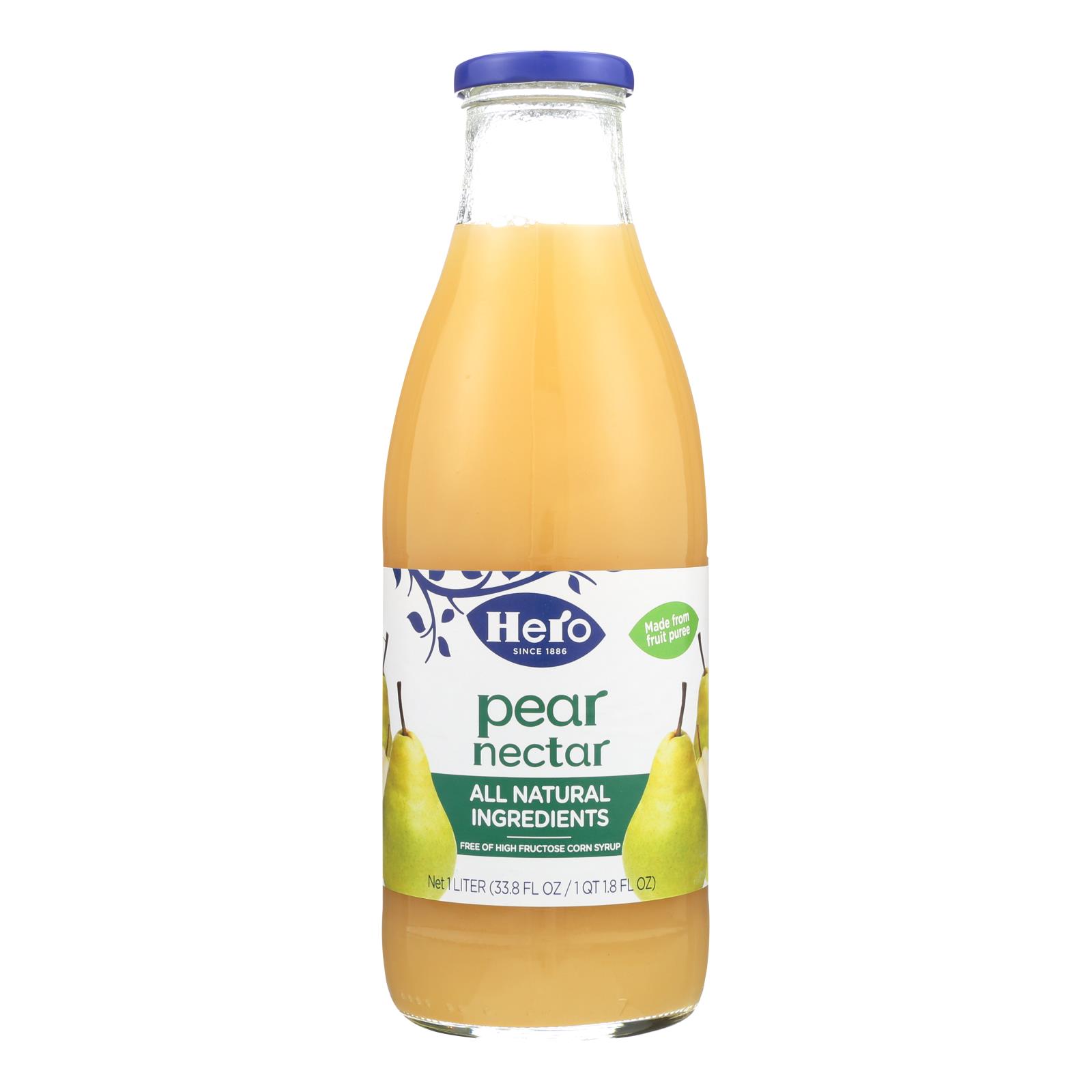 Hero Preserves - Pear - Nectar - Case Of 6 - 33.8 Oz