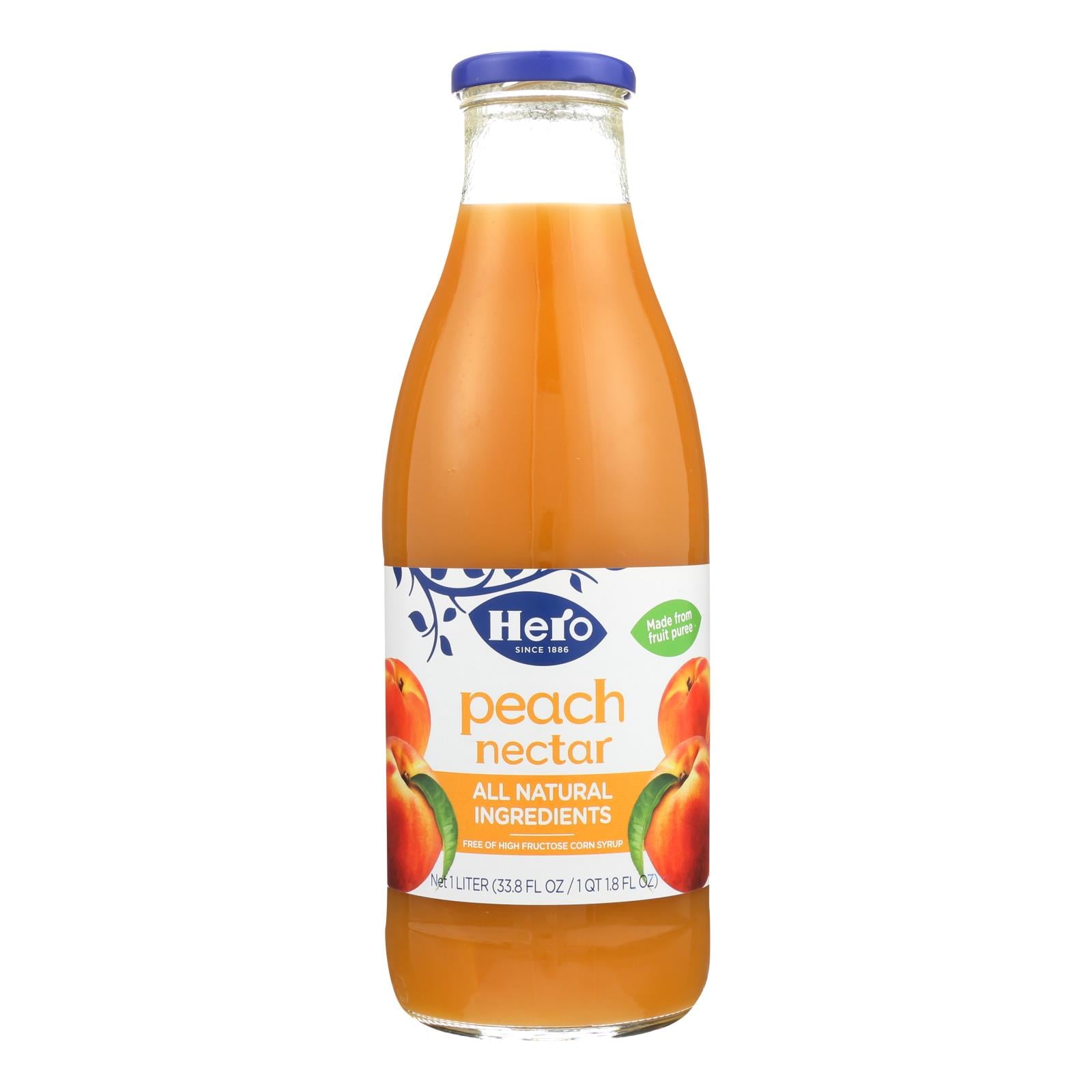 Hero Preserves - Peach Nectar - Case Of 6 - 33.8 Oz