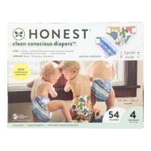 The Honest Company - Dpr Tie Dye Cactus Size 4 - Ea Of 1-54 Ct