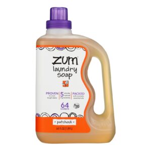 Zum Clean - Laundry Soap Patchouli - Case Of 6-64 Fz