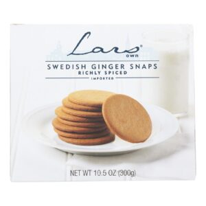 Lar's Own - Cookies Swedish Gngr Snps - Cs Of 12-10.5 Oz
