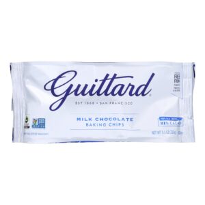 Guittard Chocolate Chips - Real Milk - Case Of 12 - 11.5 Oz.
