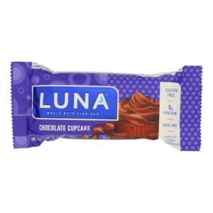 Luna Organic Nutrition Bar - Chocolate Cupcake - Gluten Free - 1.69 Oz - Case Of 15
