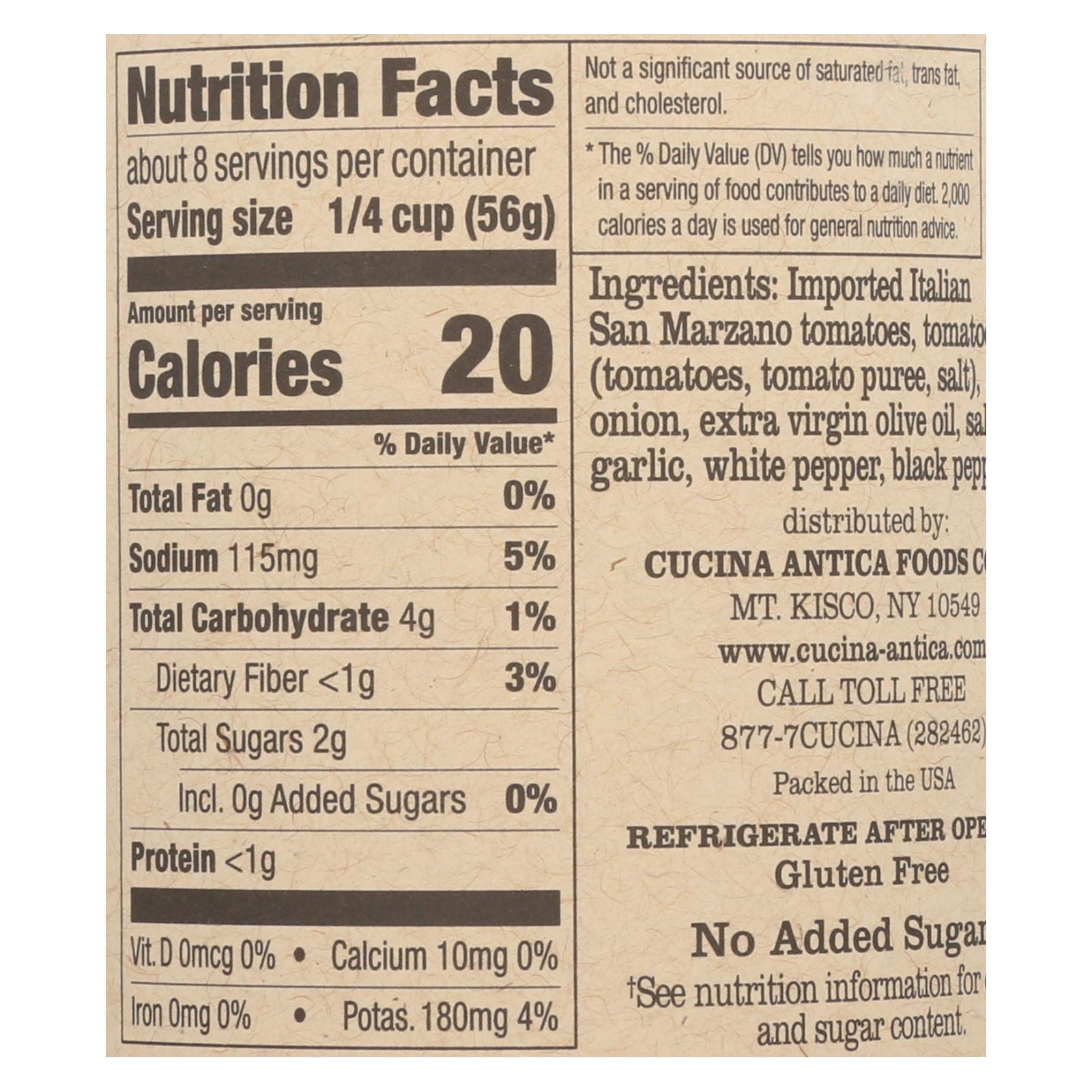 Cucina Antica - La Pizza Cooking Sauce - Case Of 12 - 16 Fl Oz. - Image 3
