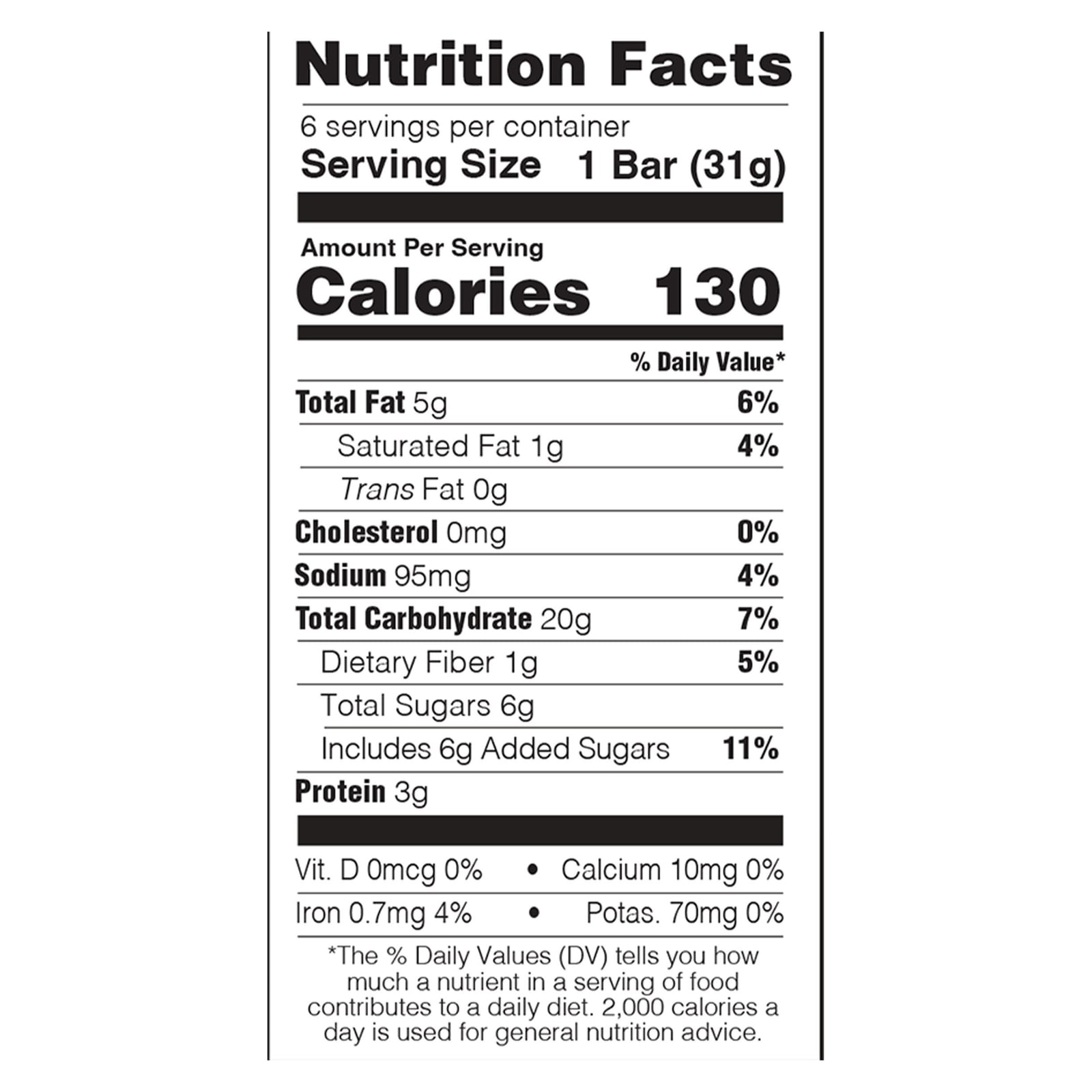 Simply 8 Granola Bars - Real Peanut Butterchocolate Chip Chewy - Case Of 8 - 6.6 Oz. - Image 3