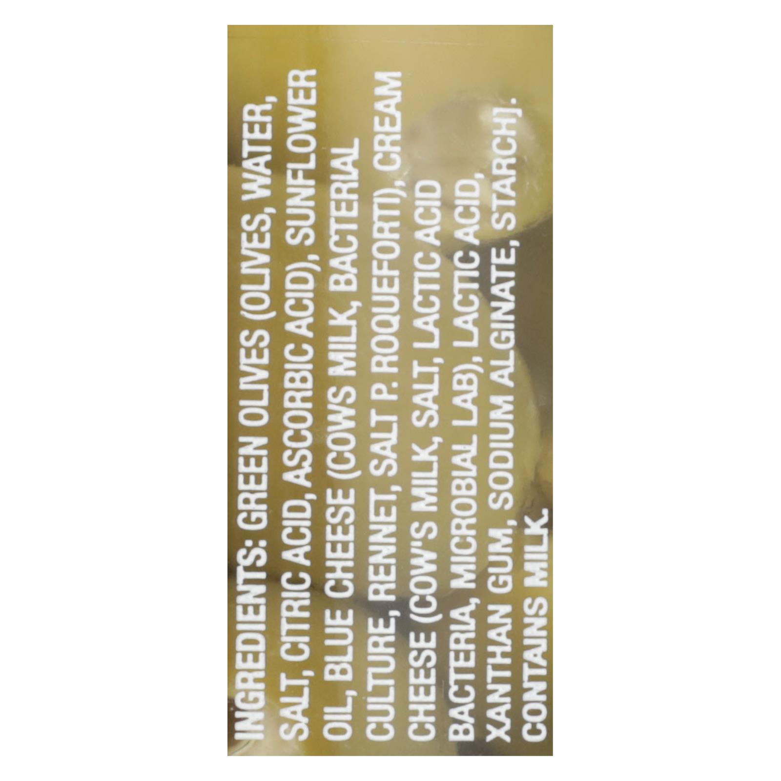 Delallo Greek Stuffed Olives - Case Of 6 - 9.9 Oz - Image 2