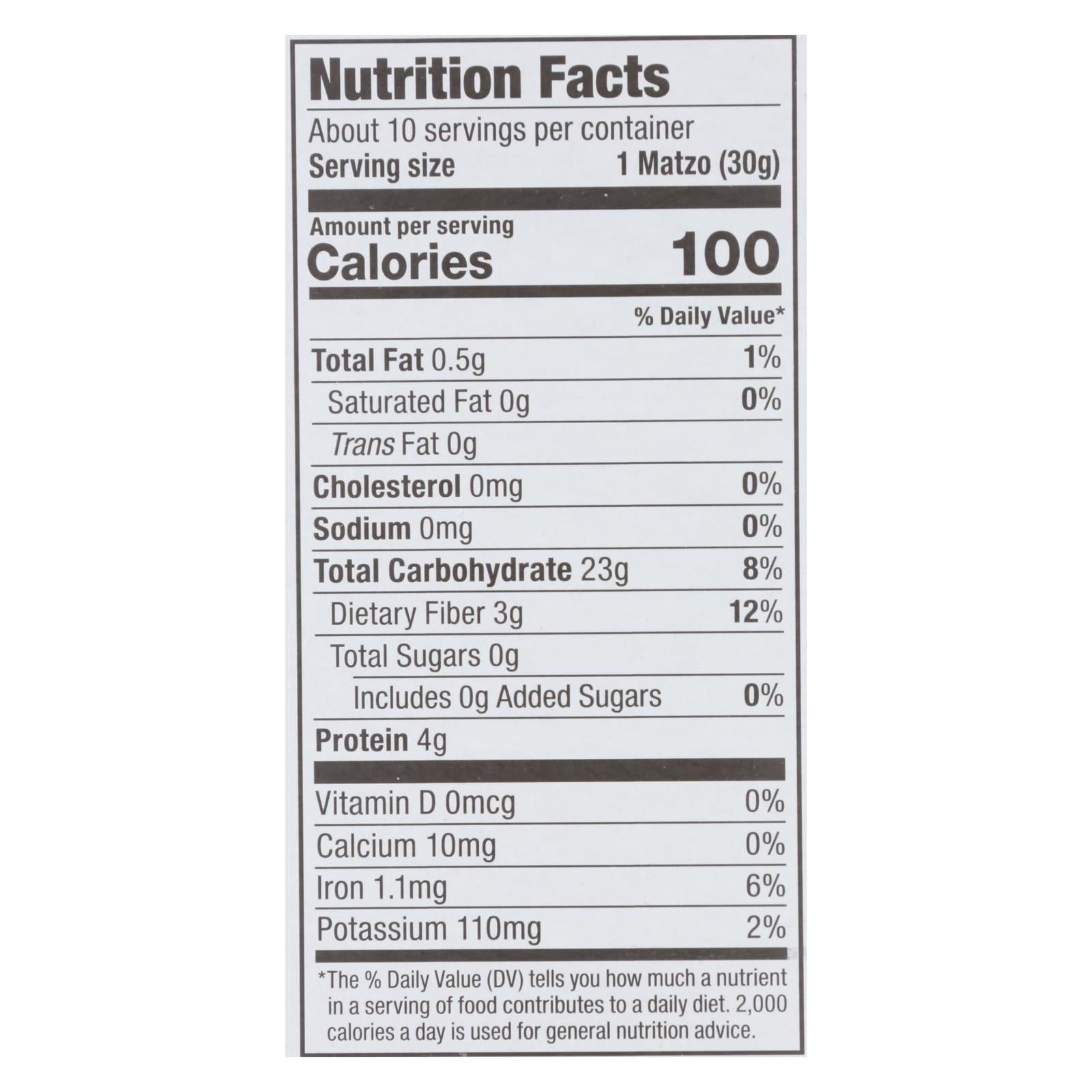 Yehuda - Matzo Thins Daily Whole Wheat - Case Of 12 - 10.5 Oz - Image 3