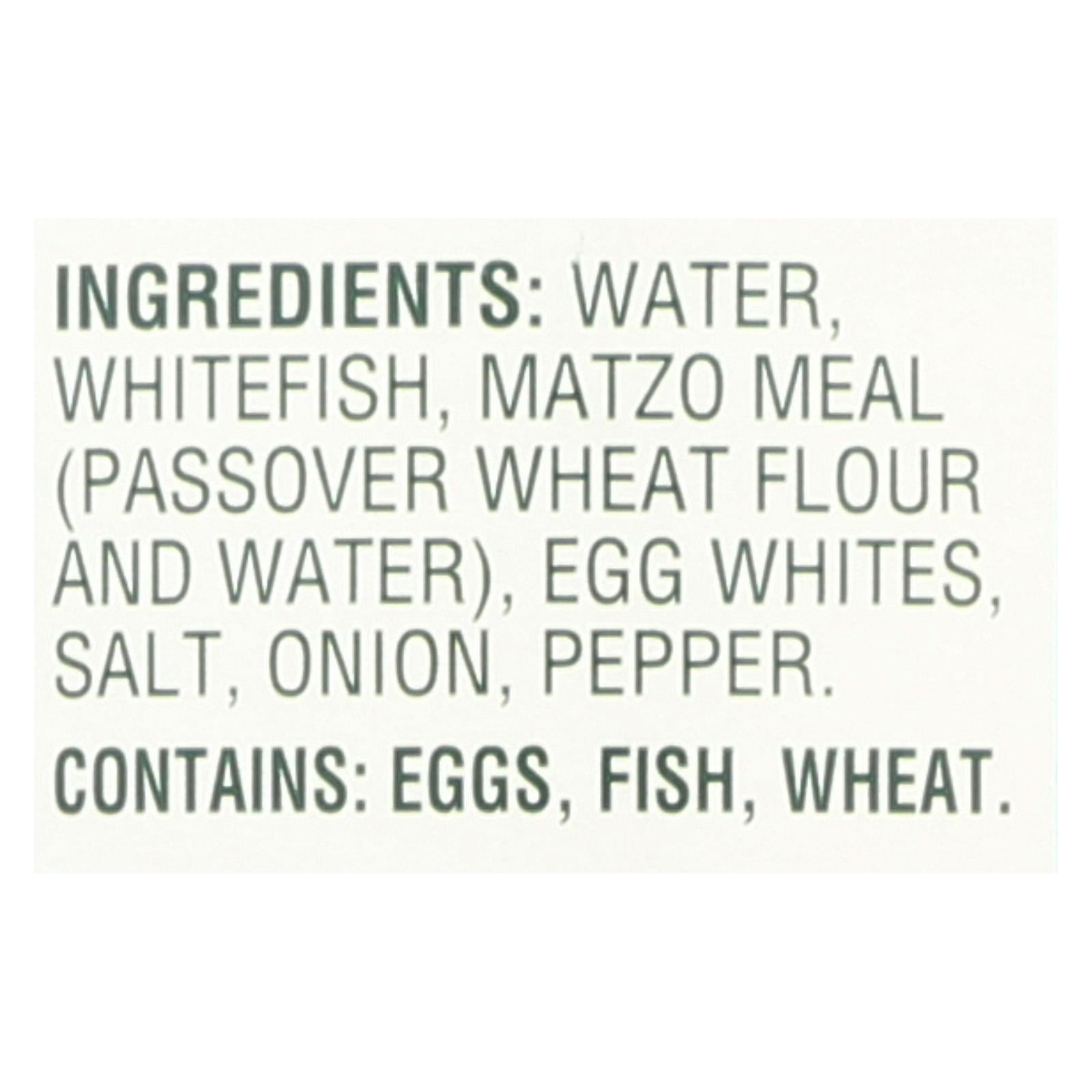 Manischewitz - All Whitefish Liquid - Case Of 12 - 24 Oz. - Image 2