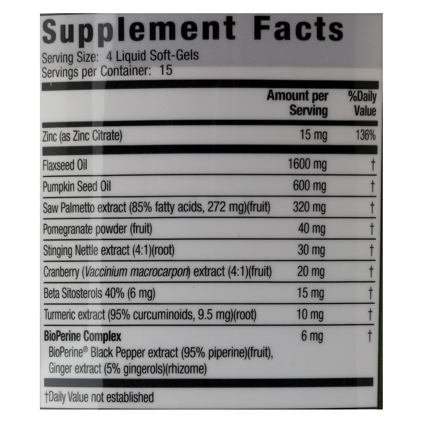Irwin Naturals - Healthy Flow Saw Palmetto - 1 Each - 60 Sgel - Image 3