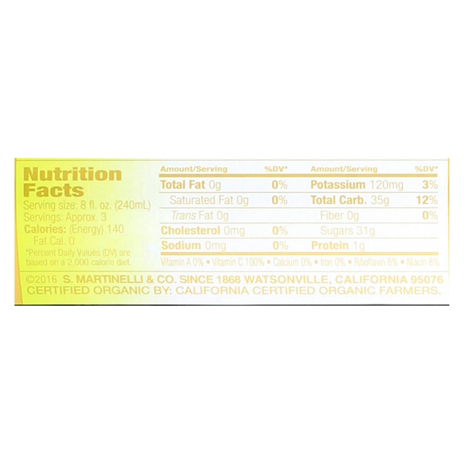 Martinelli's Organic Cider Sparkling - Case Of 12 - 25.4 Fl Oz. - Image 3