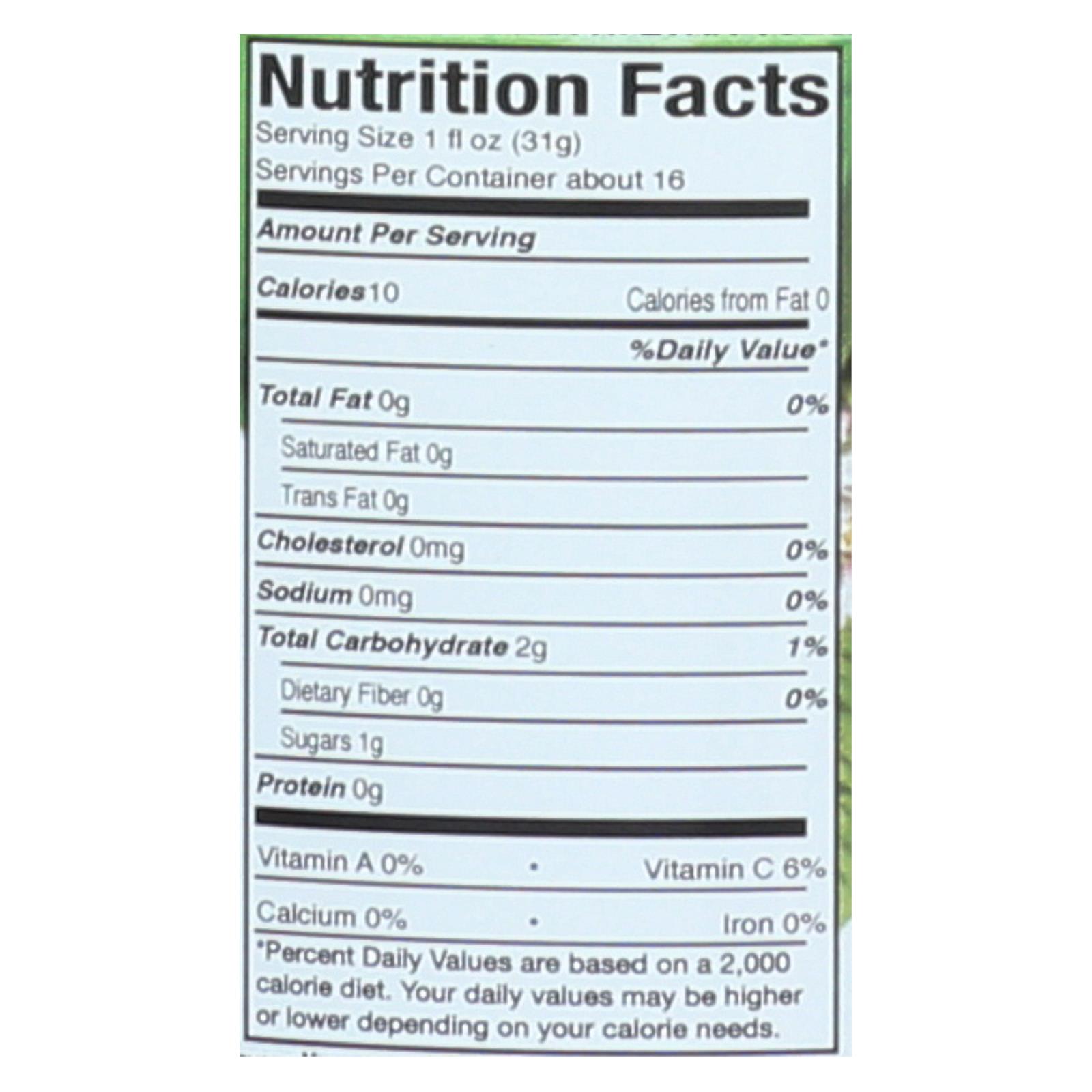Volcano Bursts Organic Juice - Lime - Case Of 12 - 16.9 Fl Oz. - Image 3