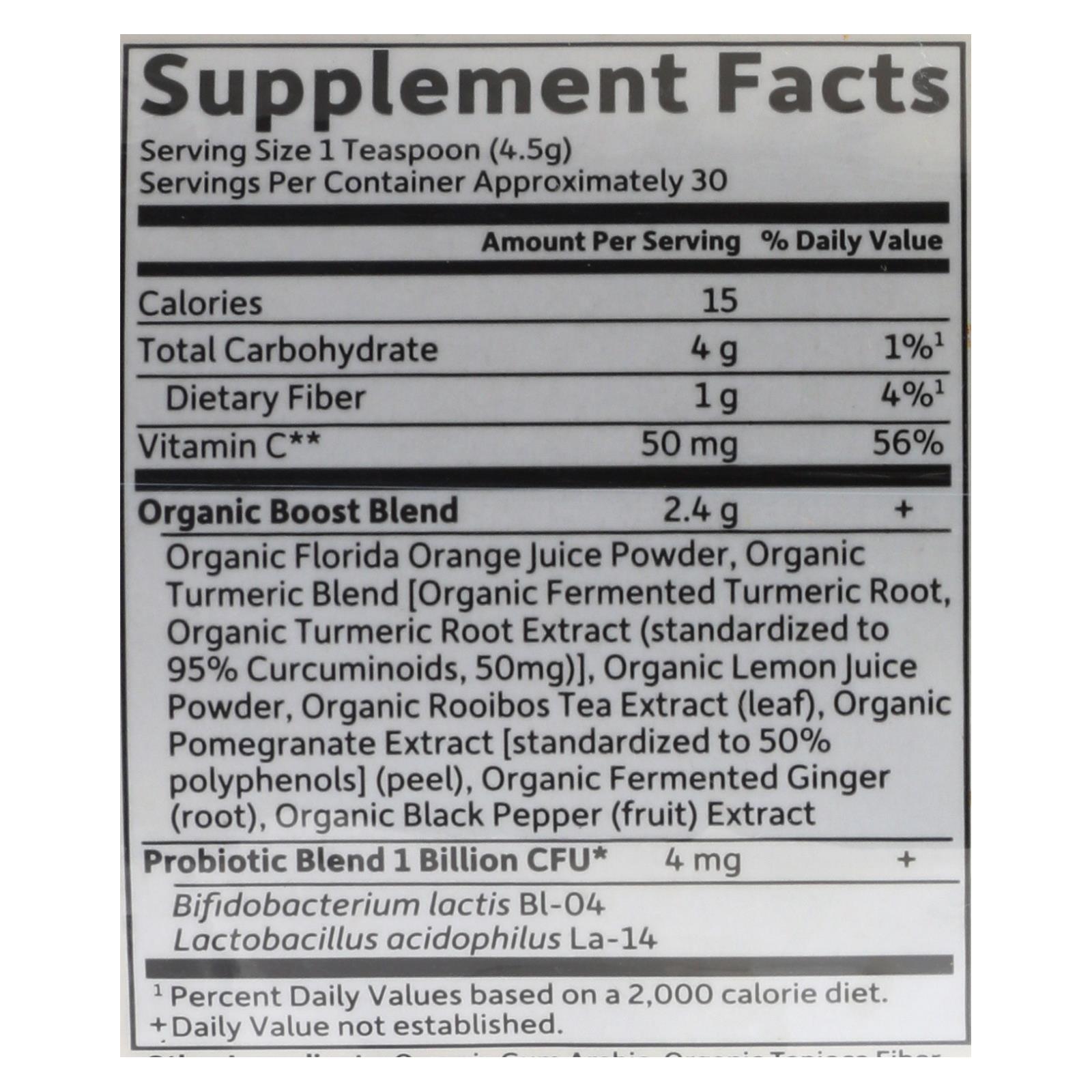 Garden Of Life - Mykind Tumrc Boost - 1 Each - 4.76 Oz - Image 3